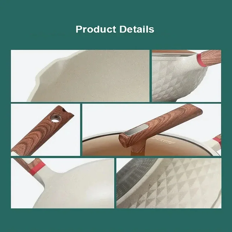 32 см Maifanshi антипригарная сковорода плоская жарочная бытовая индукционная плита