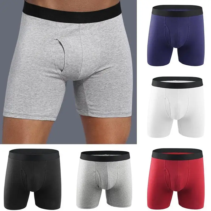 Underwear Boxer Men Breathable Underpants Fashion Trunk Male Panties Boxershorts