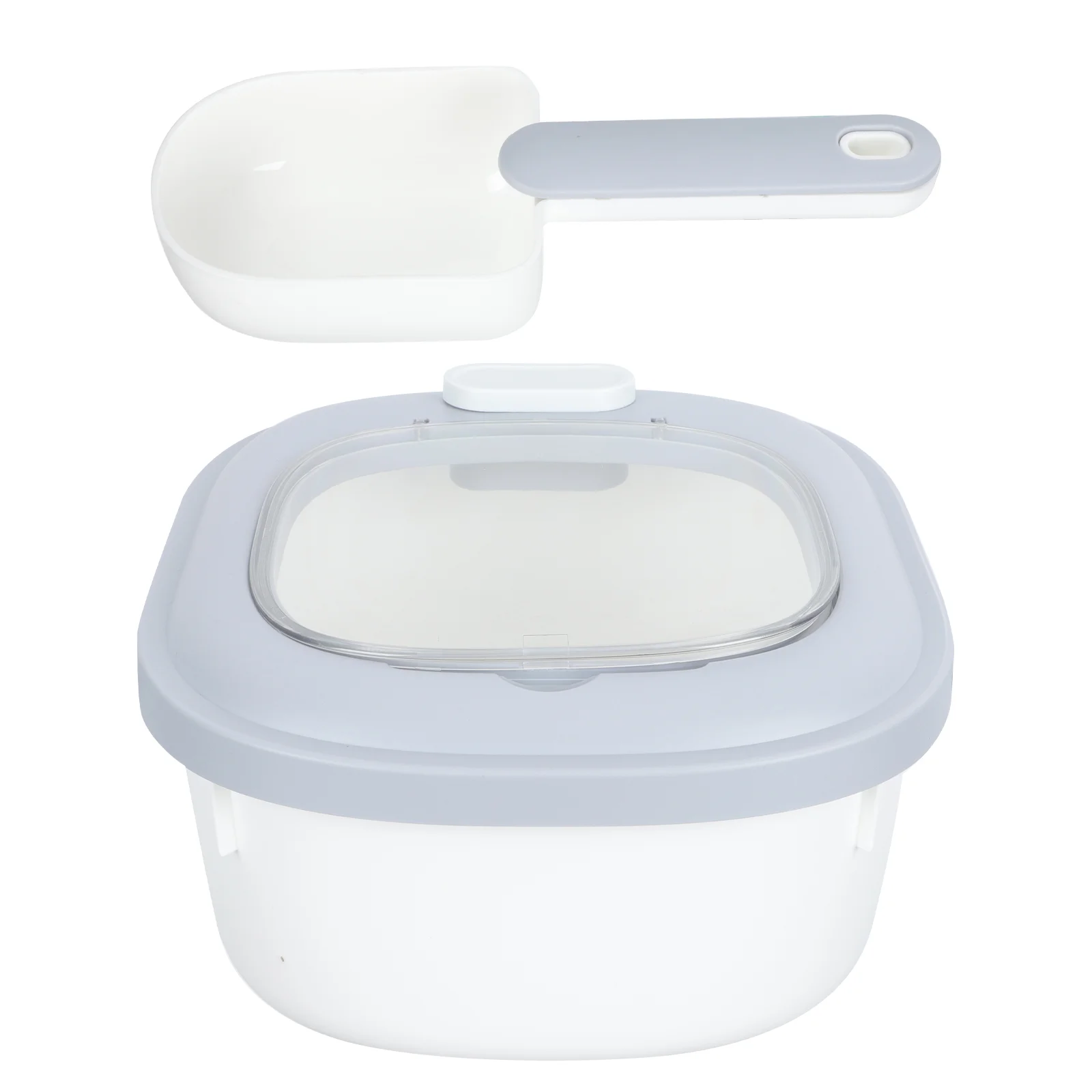 

Rice Storage Container Bincereal Bucket Flour Box Airtight Kitchen Pantry Grain Dispenser Case Containers Dry Bins Pasta
