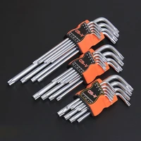 hot selling multi function allen wrench metric allen hex ratchet wrench color coded ball allen wrench sets