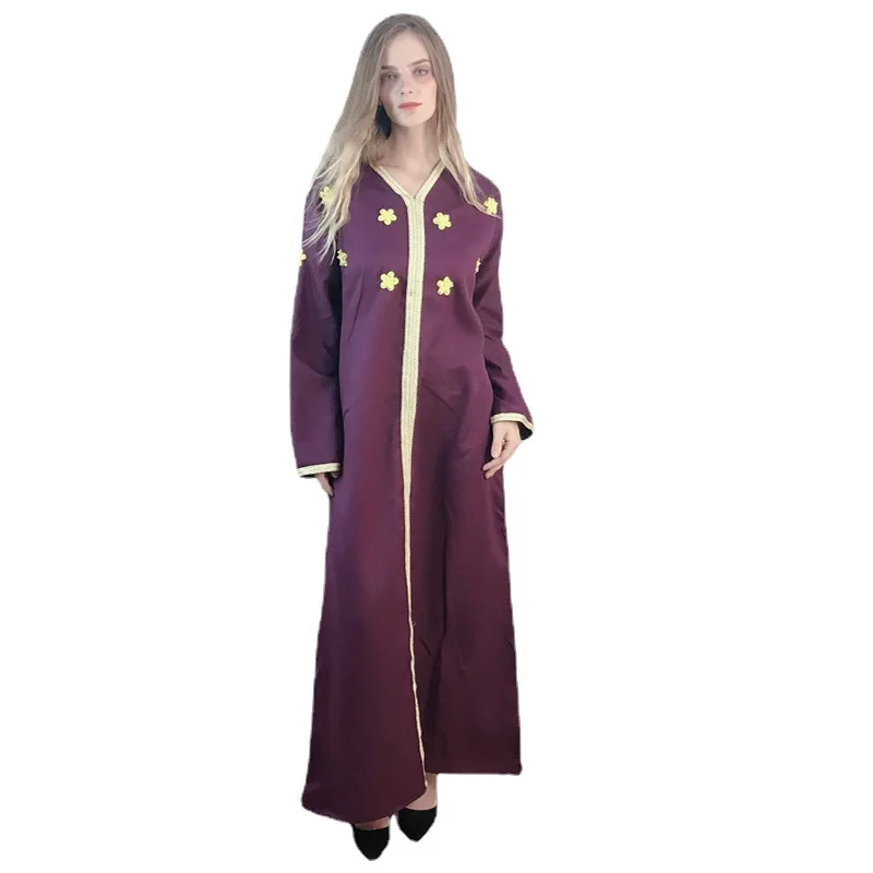 

Muslim Dress Ramadan Abaya Dubai Kaftan Turkey Robe Women Caftan Marocain Djellaba Femme Vestido Hijab Dresses Islamic Clothing