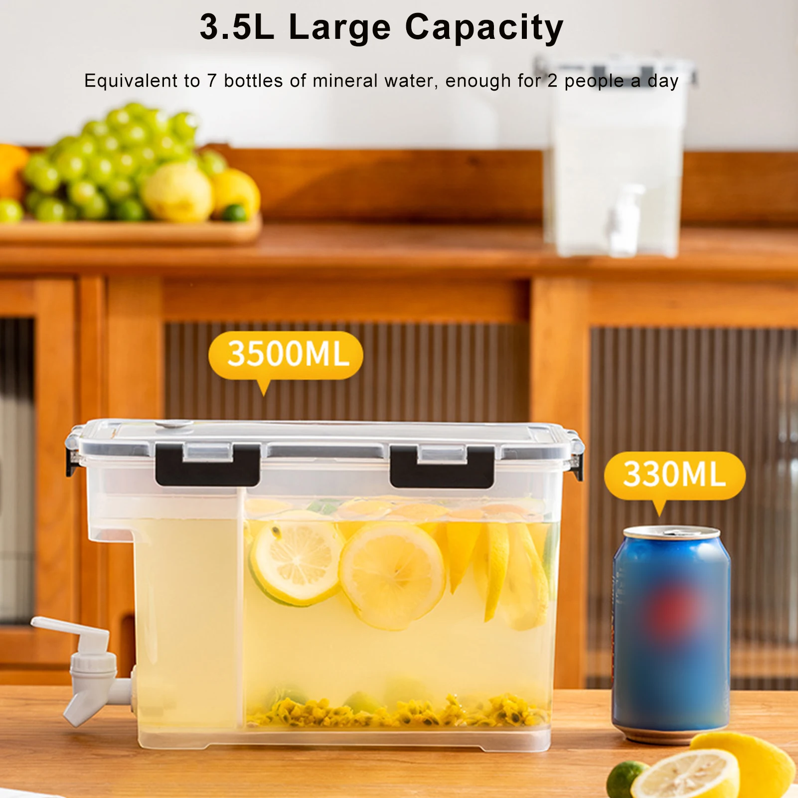 

Герметичный кувшин для сока, с фильтром, л