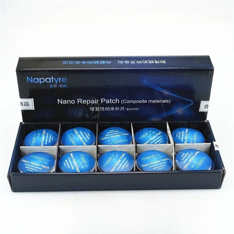 

50 шт., нано-ремонтный патч для автомобильных шин, быстрая самоклеящаяся холодная пленка, сушильная внутренняя трубка, вакуумный инструмент для ремонта шин без клея, 50 шт.
