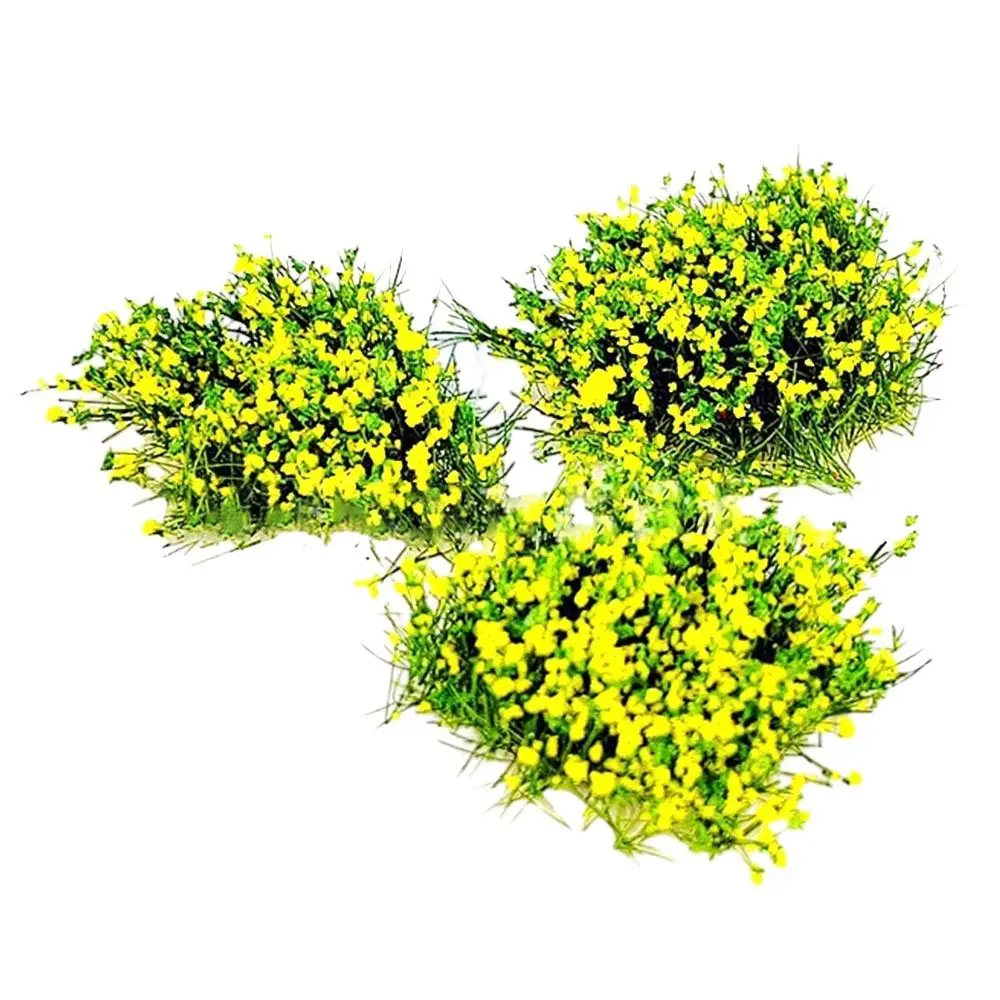 

Искусственные цветы из пластика для миниатюрных ландшафтов 10 штук