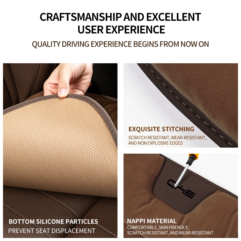 Чехол на автомобильное сиденье теплая короткая подушка зимний мягкий плюшевый