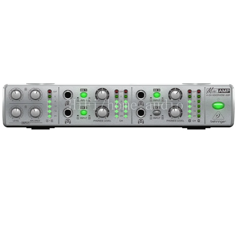 

Усилитель аудиосигнала для наушников BEHRINGER AMP800, 4-канальный портативный Разветвитель для наушников