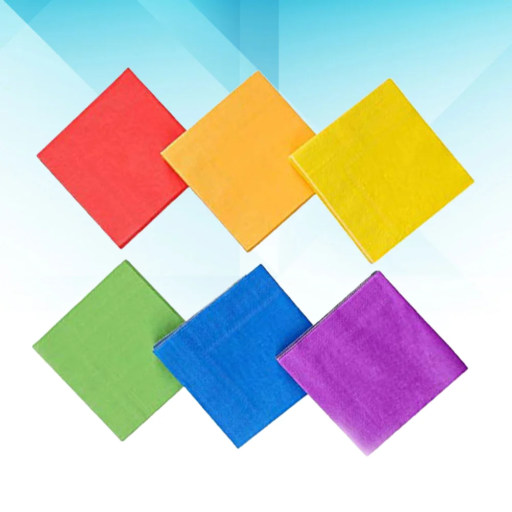 

120 Pcs Facial Tissue Party Yellow Tissue Paper Napkins Paper Towel Party Napkin Colored Tissue Paper