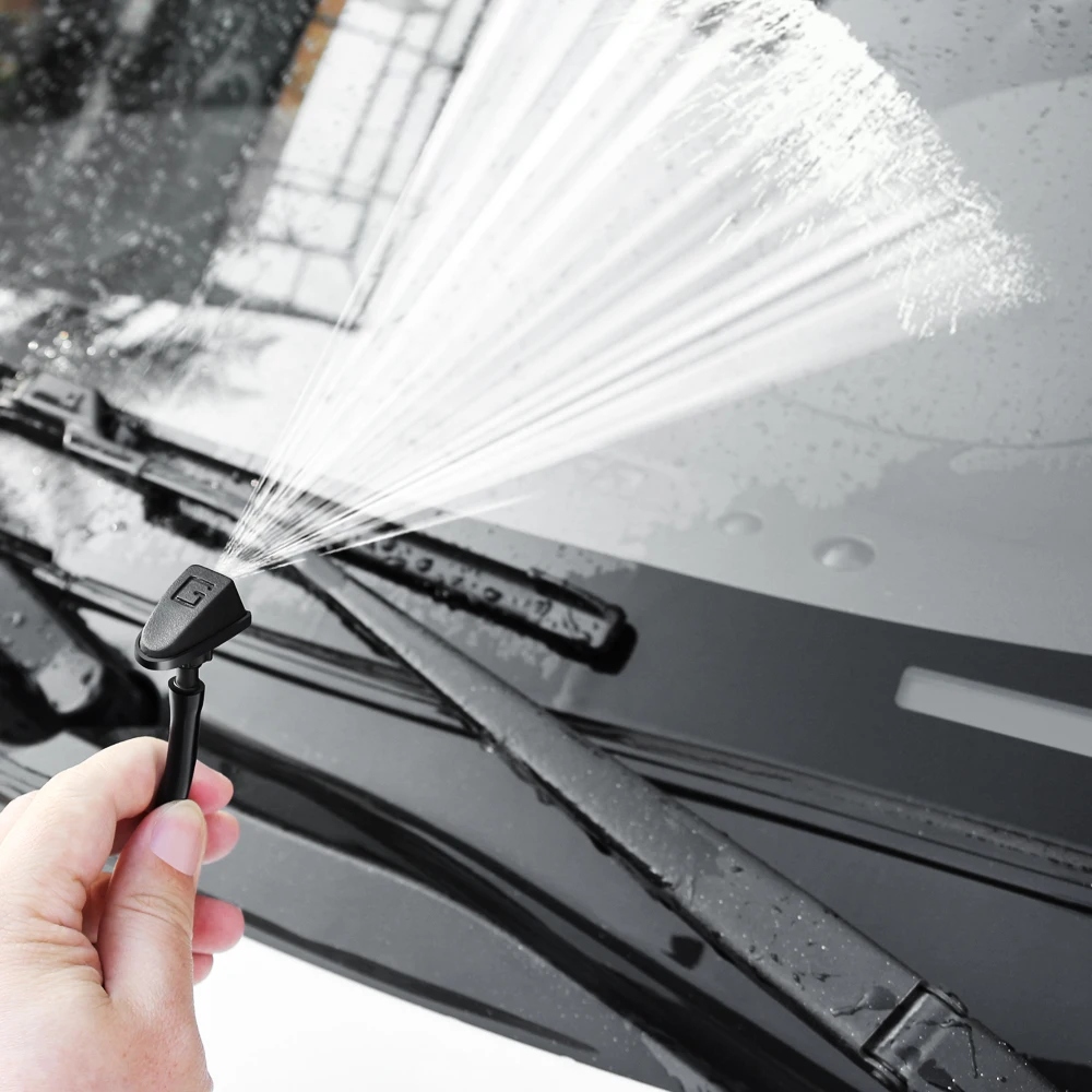 2x Front Windshield Wiper Water Spray Jet Washer Nozzles For BMW E46 E39 E90 E60 E36 F30 E34 F10 F20 E92 E38 E91 E53 E70 X5 - купить по