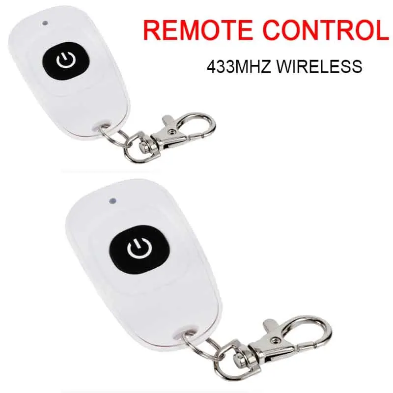 

433Mhz Wireless remote control 1527 electric rolling shutter garage door 433 wireless transmitter fixed code kt28-4 1 key White