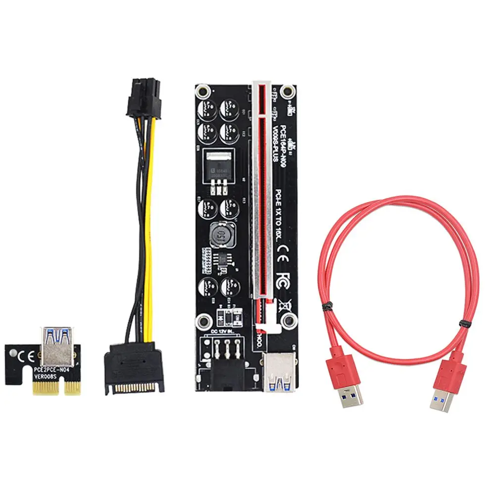 

Видеокарта 60 см USB 3,0 кабель питания светодиодный ОД 1X до 16X PCI-E карта расширения VER009S Plus PCI Express