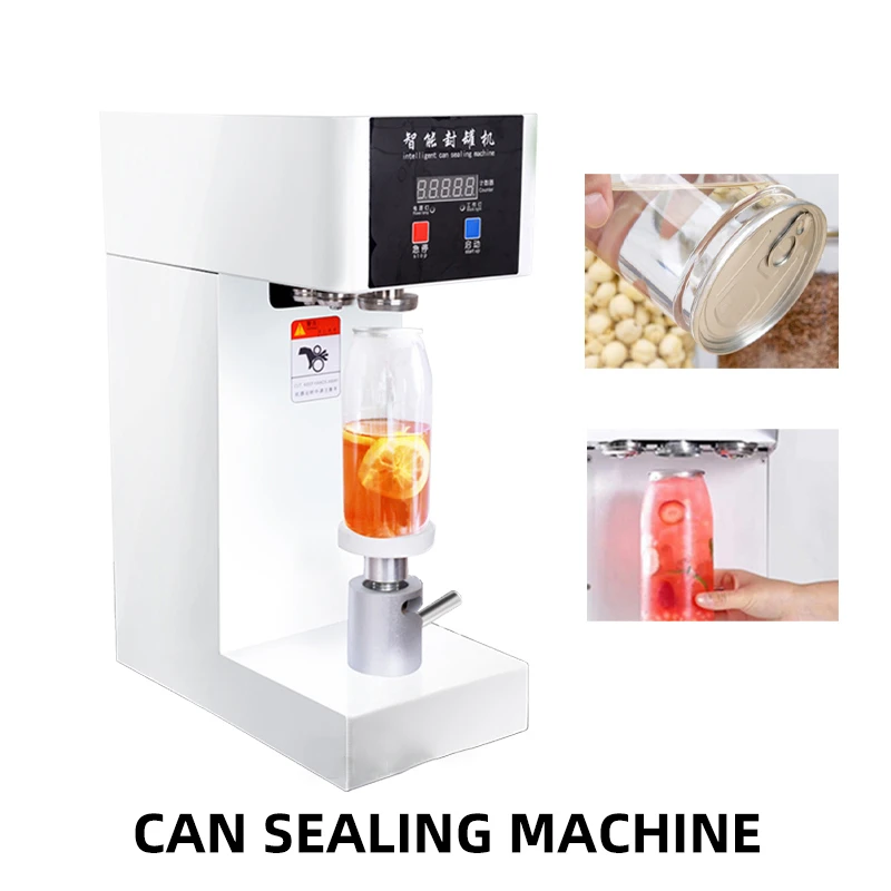 Автоматическая машина для запечатывания напитков в магазине чая с молоком банок
