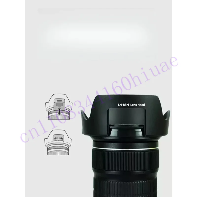 Фото Для объектива Canon 24-105 STM, 24-105MM F4L II второго поколения, аксессуар для зеркальных камер 5D4, 6D2, замена EW-83M. №4