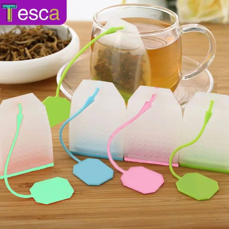 

15PCS Spice Seasoning Bag Tea Strainer Silicone Mesh Bags Tea Coffee Filter Basket Infuser Tools Teaware zaparzacze do herbaty