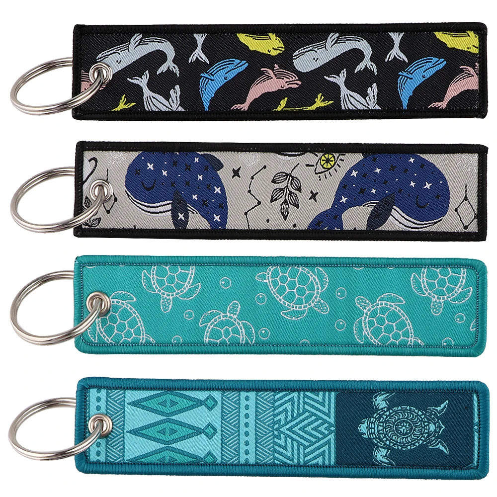 

Whales & Sea Turtle Cute Key Tag Keychains Women Anime Keychain for Car Motorcycles Keys Keyring Men Holder Jewelry Gifts