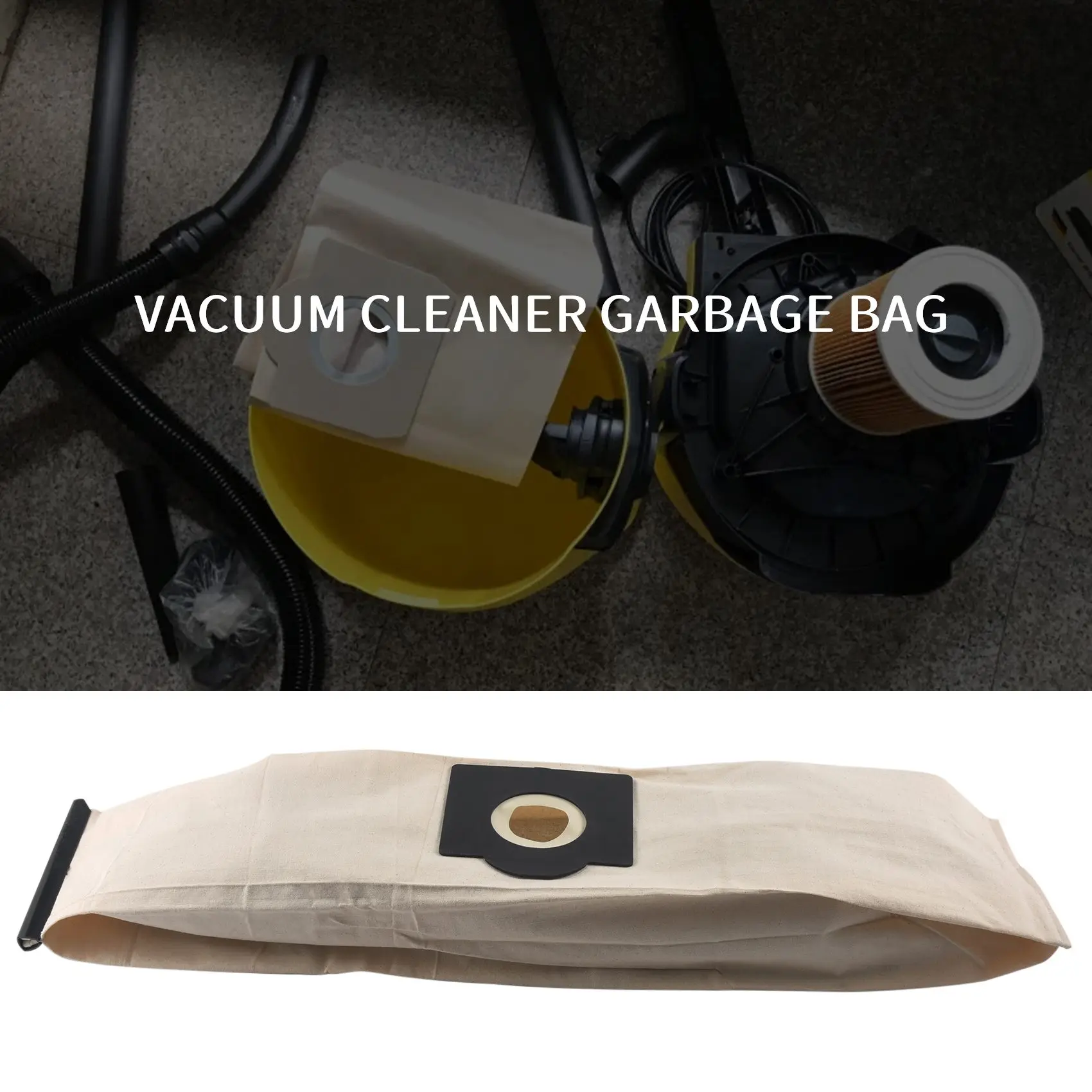 2 шт. моющиеся фильтр-мешки для Karcher WD3 Rremium WD3200 SE4001 WD3300 Wd2 SE 4000 MV3 мешок пылесоса