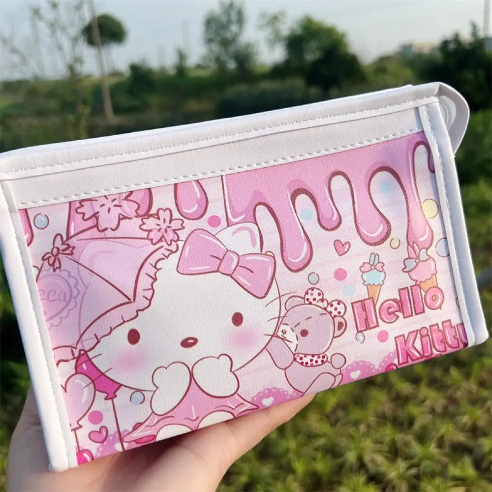 Купи Anime Pencil Bag Cute Stationery Bag Cosmetic Bags Cinnamoroll Kuromi Hello Kitty Kawaii Pencil Case Sanrio School Supplie 산리오 за 233 рублей в магазине AliExpress