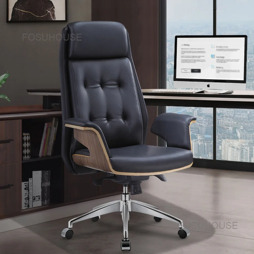 

High Back Office Chairs Computer Chair Swivel Armchair Home Furniture Big Class Reclining Boss Chair Study Home Gaming Chair