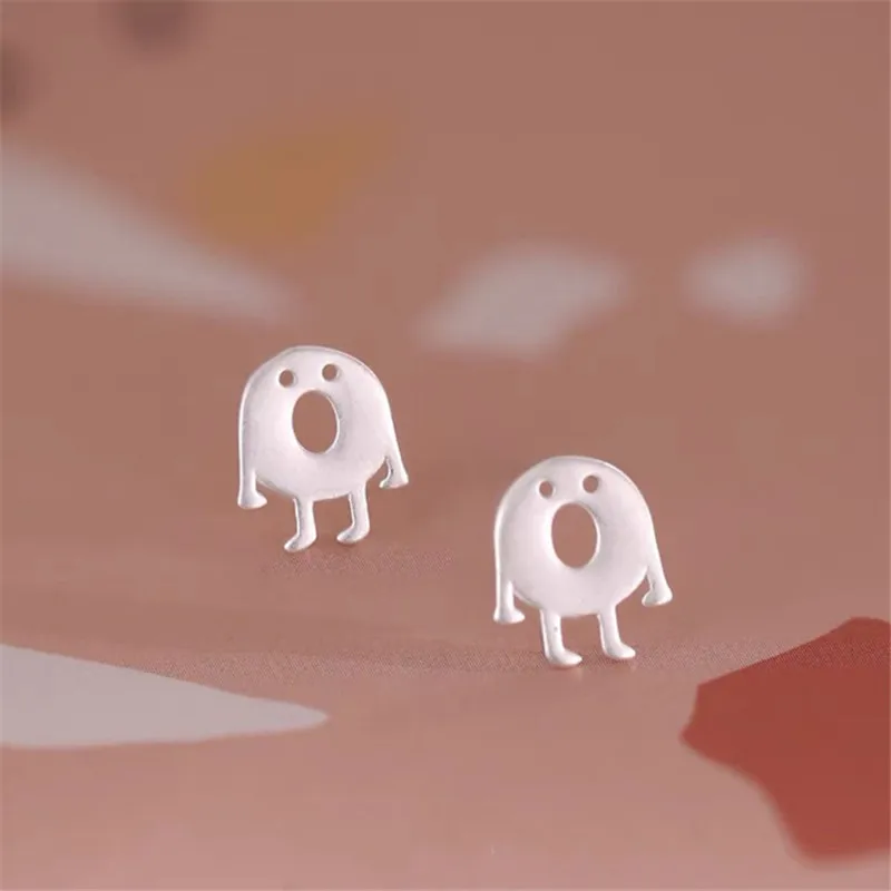 Модные милые геометрические серьги-гвоздики с покрытием для женщин и девочек