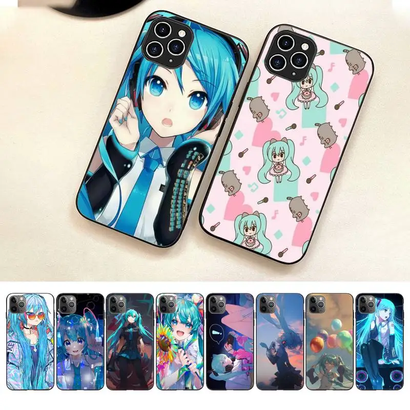

H-Hatsunes M-MikU Phone Case For Iphone 7 8 Plus X Xr Xs 11 12 13 14 Se2020 Mini Pro Max Case