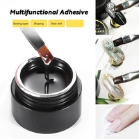 10g 4 in 1 functional glue nail sealing adhesive shape extension reinforcement multifunctional nail polish nail strengthener