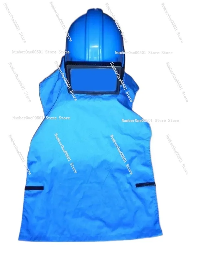 Пескоструйный шлем пескоструйный капюшон с воздушным дыхательным шлангом