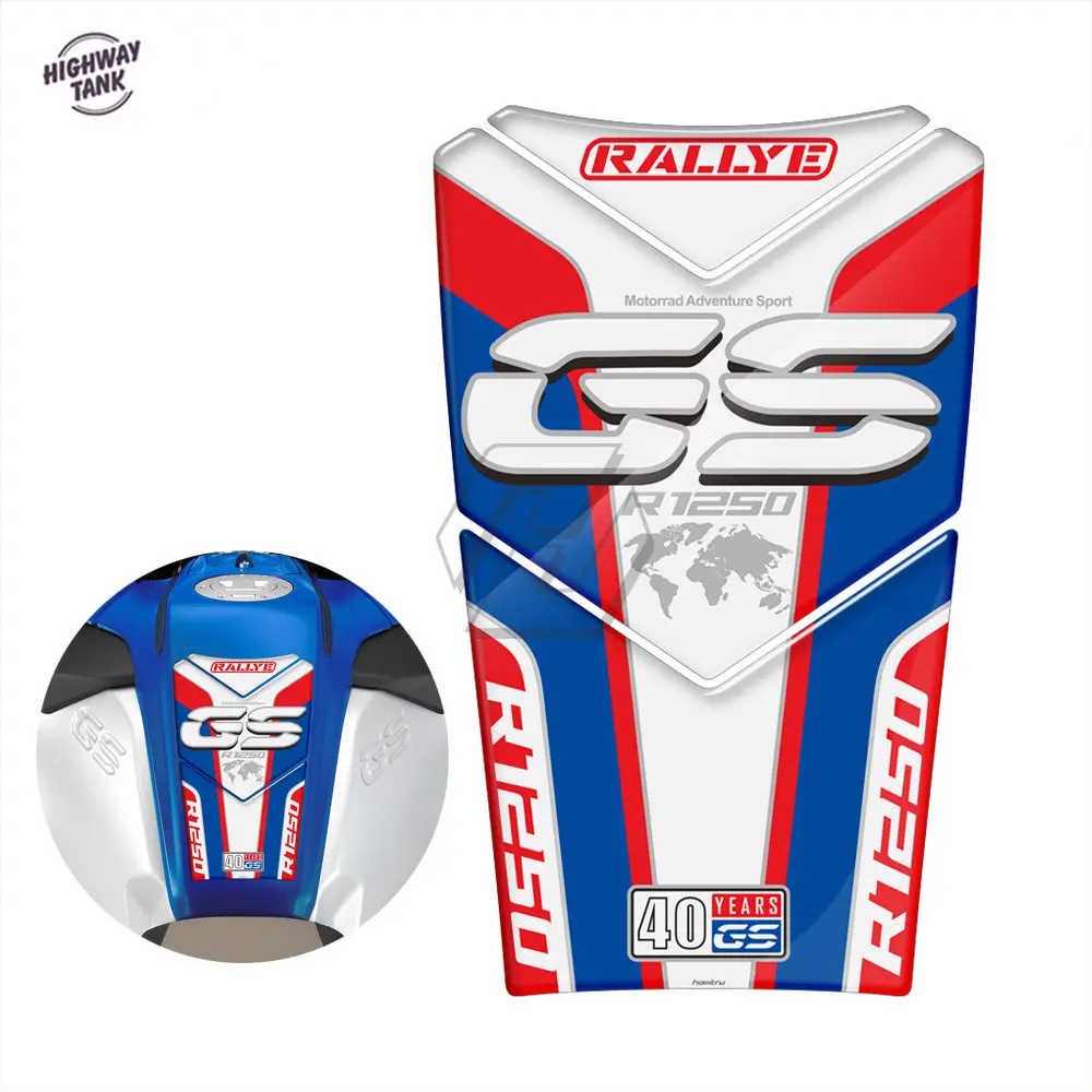 

Motorcycle Gas Tank Pad Protection Decals for BMW Motorrad R1250GS Adventure Rallye HP 2019-2024