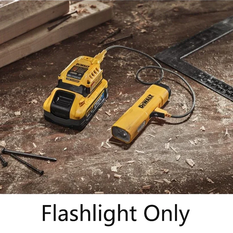 Светодиодный фонарик DEWALT DCL183 с зажимом для ремня и крючком 1000 люмен 3 режима