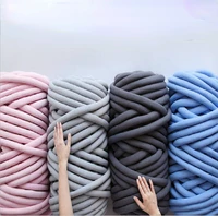 500g hand woven blanket yarn core filling gauze strip coarse wool diy blanket material manufacturer cotton strip