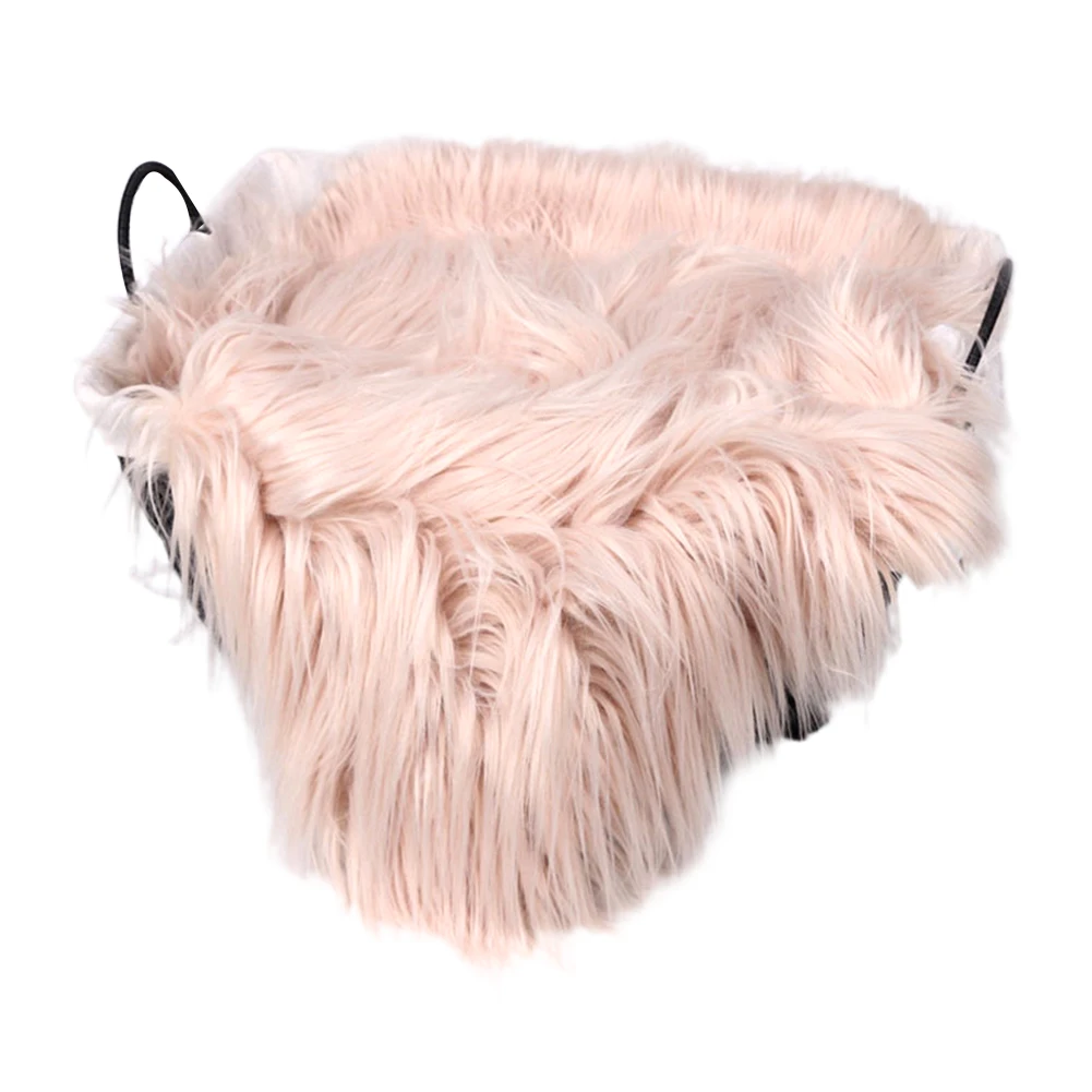 

60 x 50cm Newborn Baby Infant Photo Blanket Fake Fur Rug Blankets Plush Photography Background Props Basket