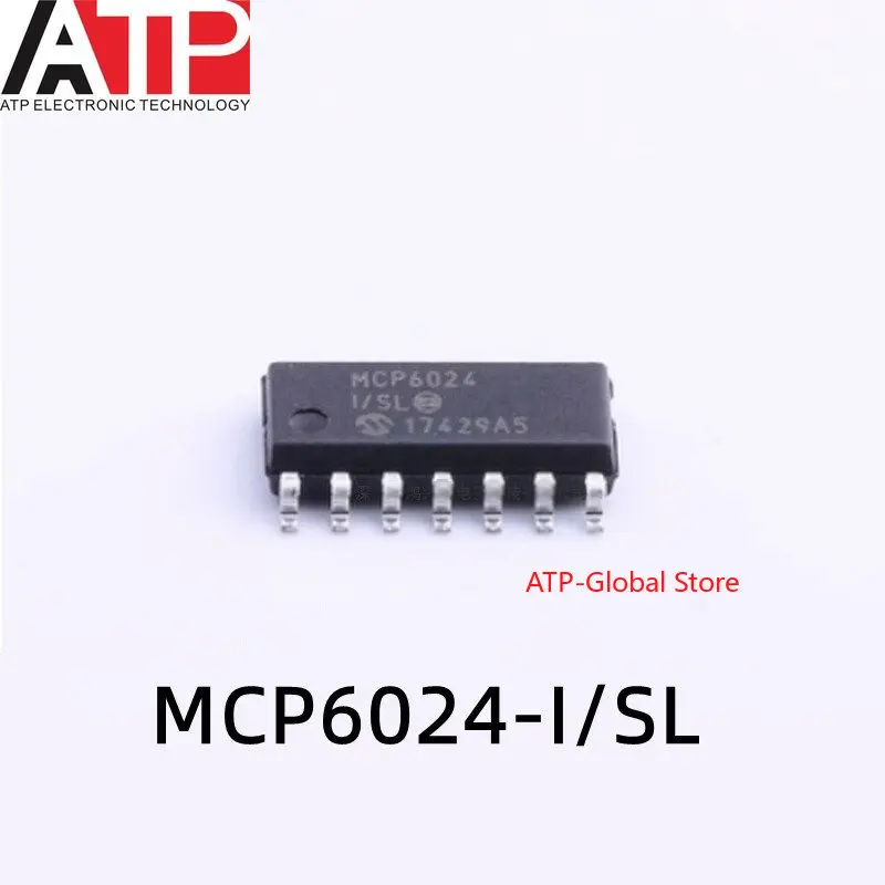 

10PCS MCP6024-I/SL SOP-14 MCP6024 Original inventory of integrated chip IC