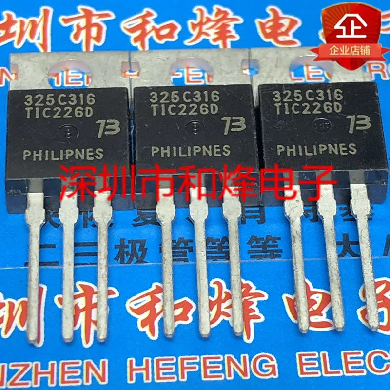 

Free shipping TIC226D TO-220 400V 8A 10PCS