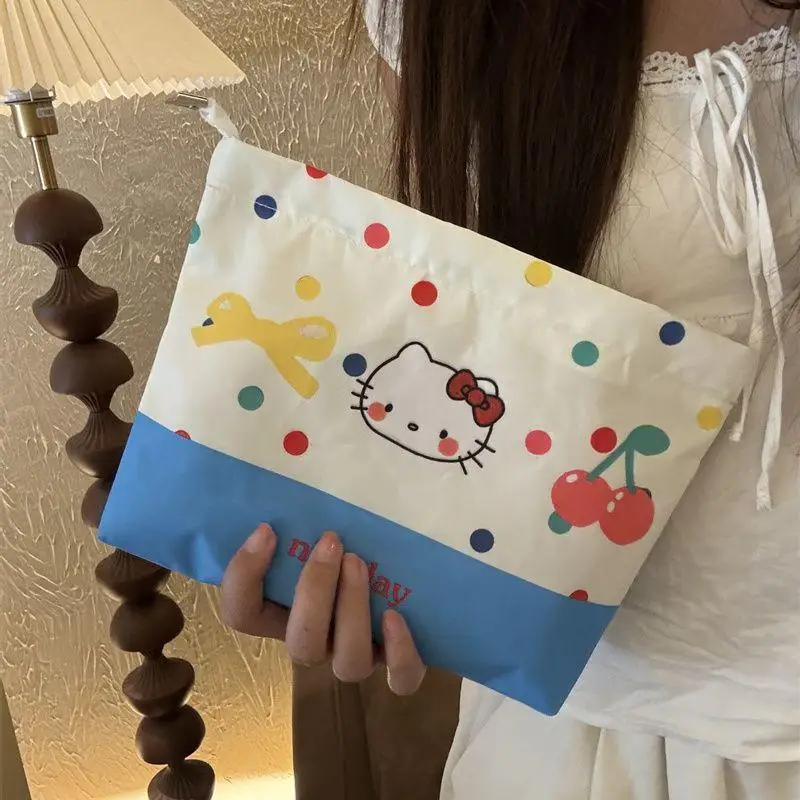 Креативная холщовая сумка Hello Kitty Kawaii Sanrio милая осенняя удобная портативная для