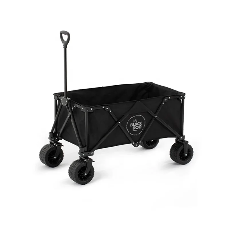

Blackdog 150L capacity camp wagon Outdoor Garden Beach Trolley Folding Cart With brake