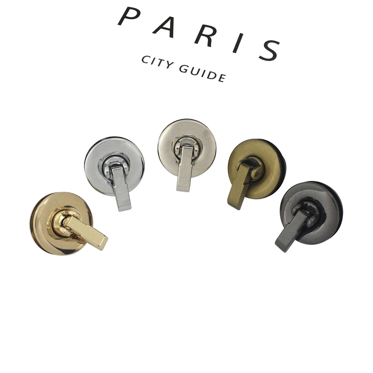 

5 шт., металлическая круглая застежка для сумок и кошельков