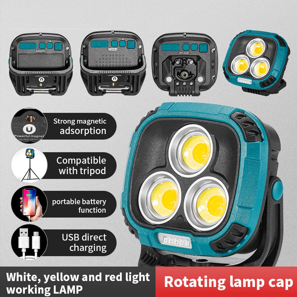 

Подвесной Многофункциональный фонарь для кемпинга, мини-фонарик с USB-зарядкой и регулируемой яркостью