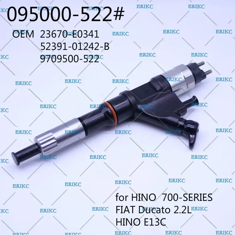 23670-E0341 Новая дизельная топливная форсунка Common Rail 095000 -5220 -5224 -5226 Форсунка в сборе