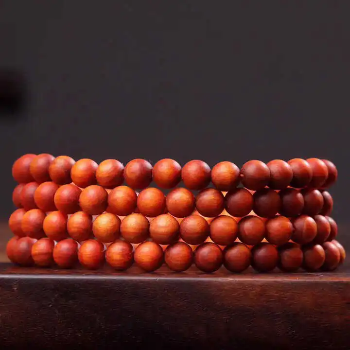 Индонезийский нефритовый ледяной император деревянный браслет с кровью дракона