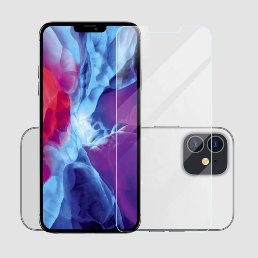 

3pcs Clear 9H Anti-Scratch 0.26mm 2.5D Tempered Glass Screen Protector For Iphone 12 Pro Max 13 11 15 14 Plus