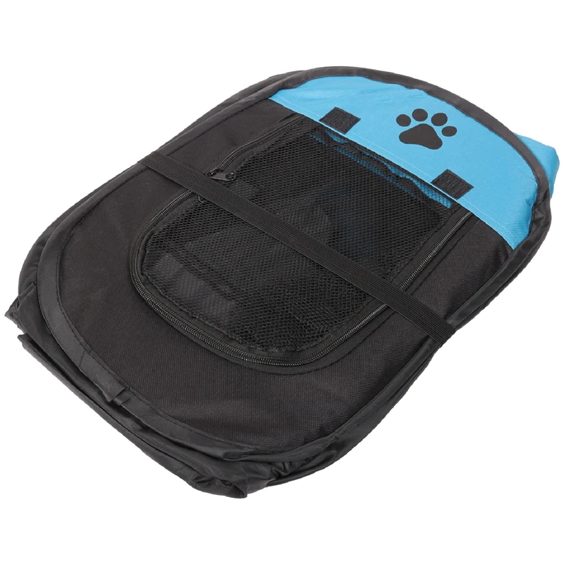 Переносная складная палатка для домашних животных домик собак клетка и кошек