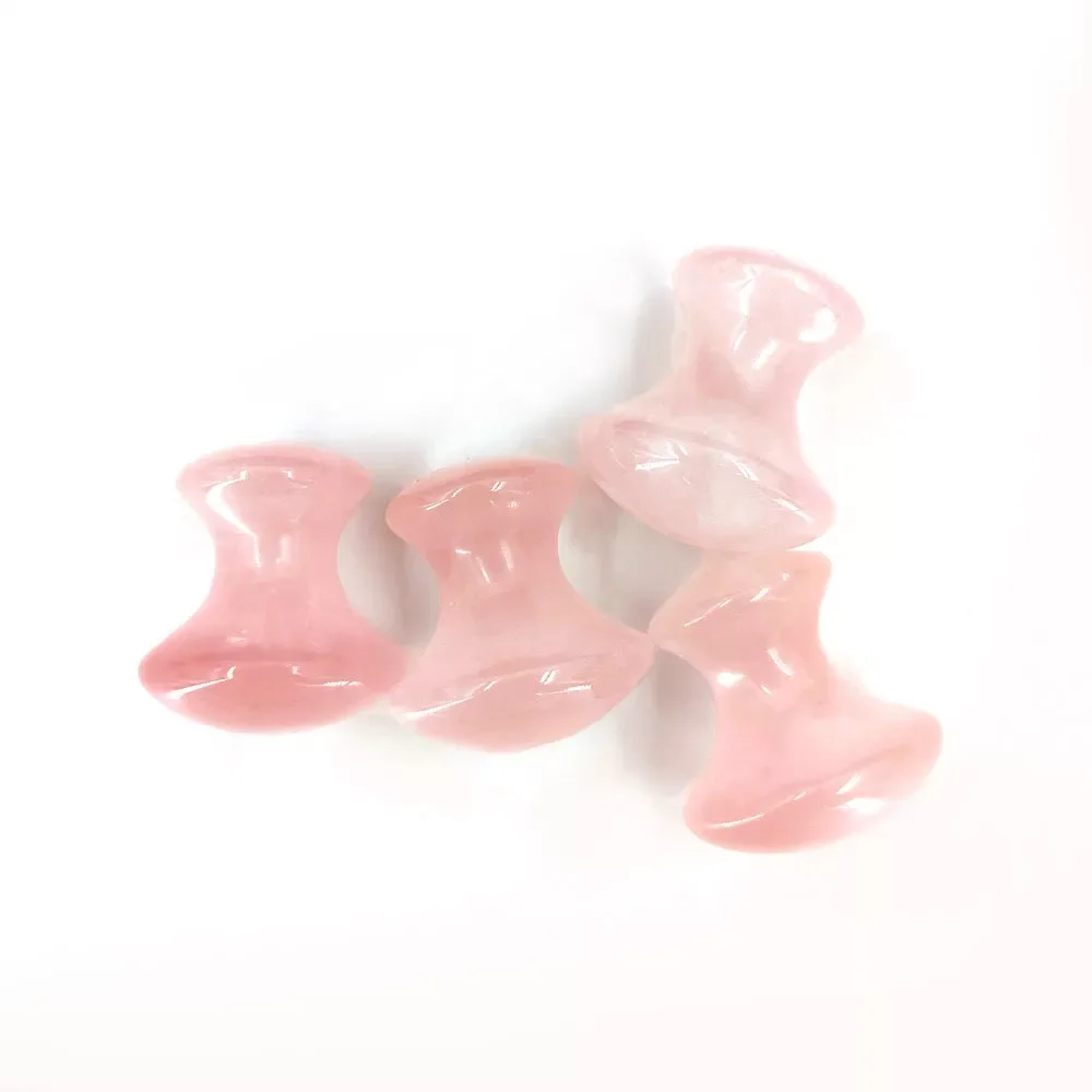

Rose Quartz Jade Stone Massager Facial Roller Beauty Mushroom Shape Massage Eye Neck Care Slimming Tools Health Beauty
