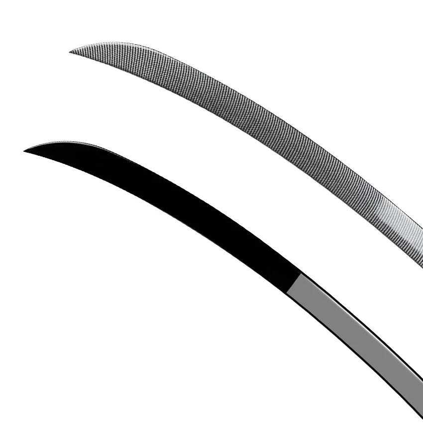 Автомобильный задний спойлер средний для багажника каркас сплиттер крыла черный