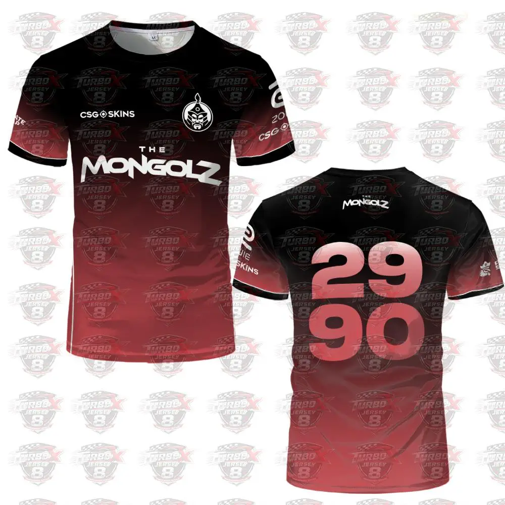 Фото Футболки для фанатов команды The Mongolz Esports Team 2026 года, тренировочная форма игроков Major Pro League CS2, мужские и женские, на заказ №2
