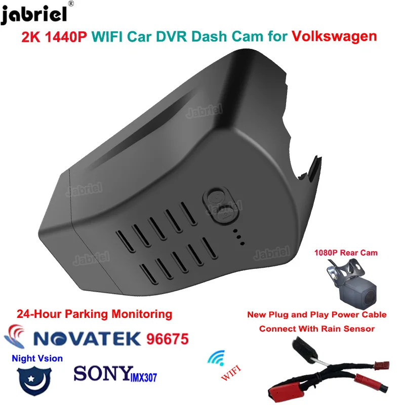 	Auto Wifi 2K Car DVR Dash Cam 	