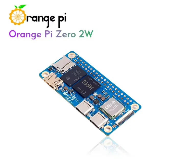 Фото RoRuS Orange Pi Zero 2 W 1/2/4 ГБ ОЗУ DDR4 Мини-ПК Allwinner H618 Orange Pi Zero 2W WiFi Bluetooth SBC Одноплатный компьютер Zero №2