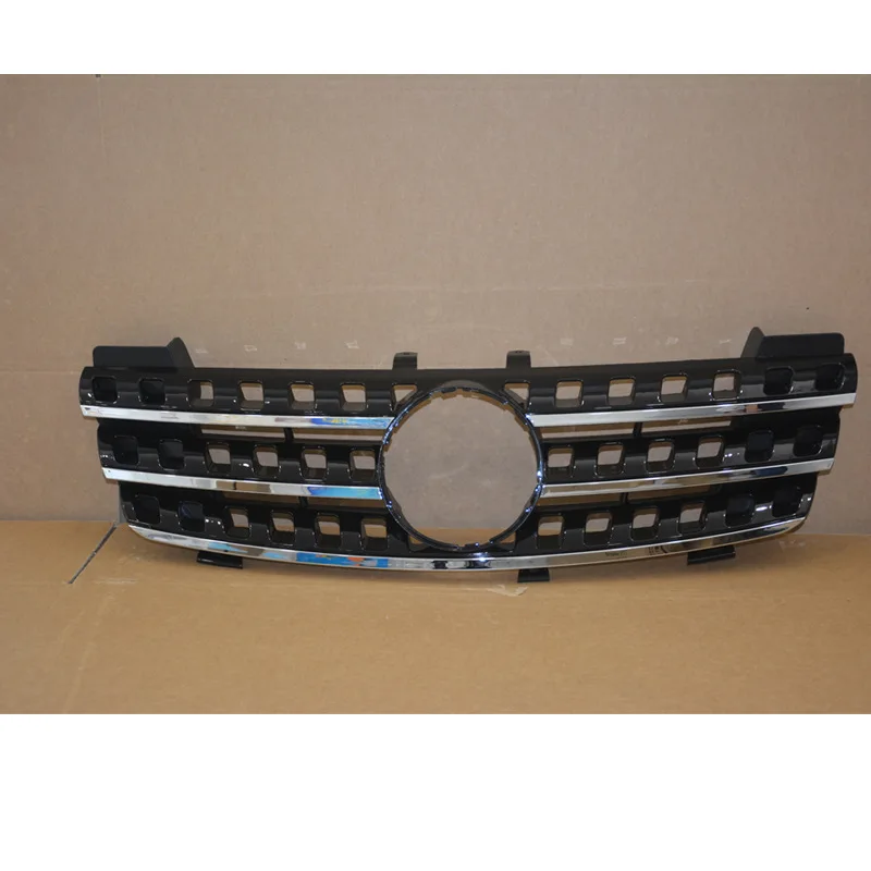 Для Mercedes-Benz ML-Class W164 ML320 ML350 ML550 2005-2008 Решетка переднего бампера автомобиля Верхняя гоночная решетка Защитная крышка