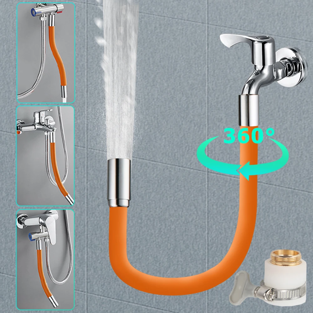 

Регулируемый вспениваемый рифленый трубчатый соединитель вращающийся на 360 ° смеситель для умывальника смеситель с брызговым наконечнико...