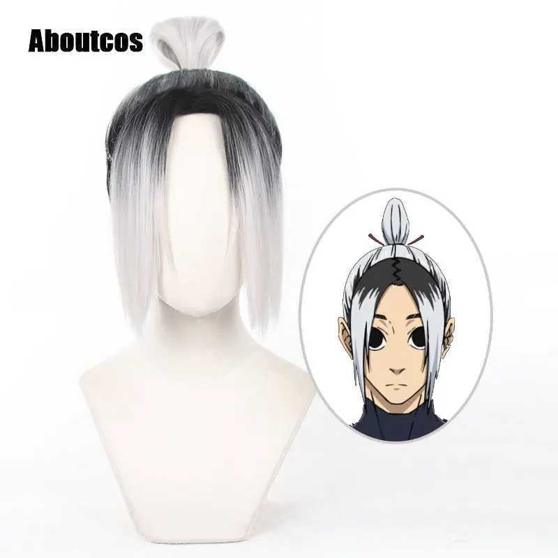 

Aboutcos аниме синий замок косплей парик GAGAMARU GoalKeep мужской термостойкий синтетический цвет