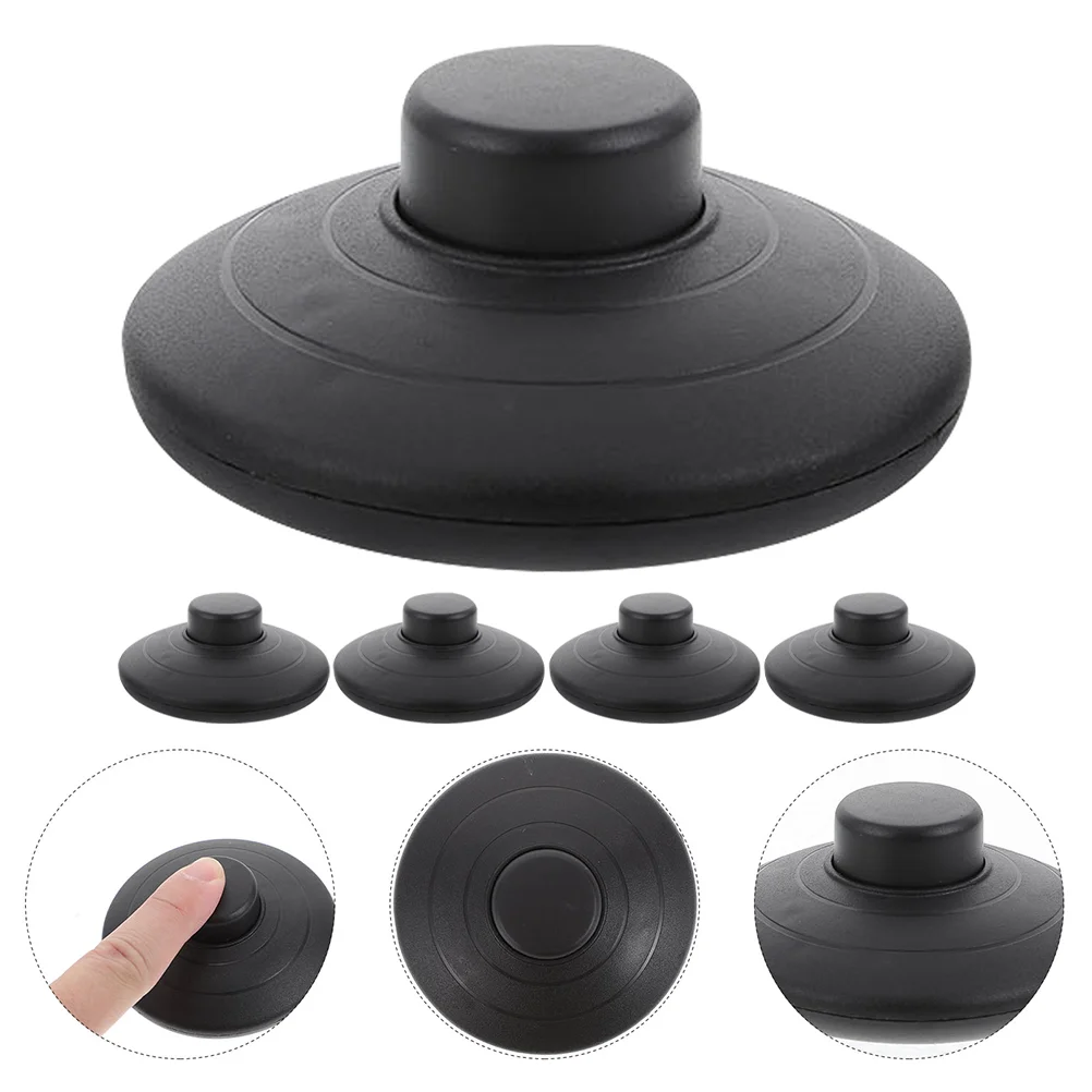 

5pcs Floor Foot Switch Foot Pedal Lamp Switch Round Floor Foot Switch for Floor Lamp Control