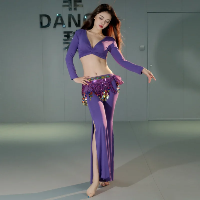 Топ для танца живота комплект-кюлоты без бедра полотенце восточная одежда