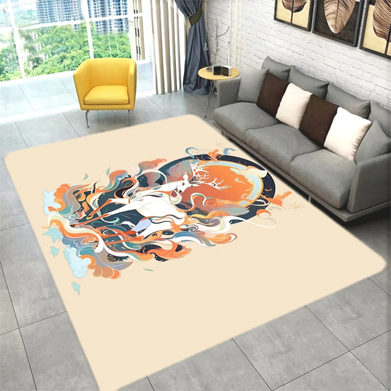 

Hallway Carpet in the Living Room Nine-colored Deer Floor Carpets Entrance Door Mat Bathroom Rug Rugs for Bedroom Home Kitchen